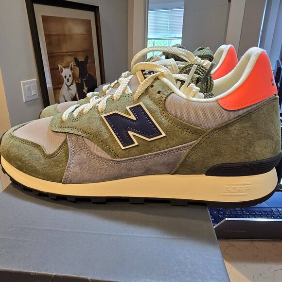 New Balance 475 X AURALEE Dark Olivine Raincloud U475BA Men's Size 9.5 NEW - Picture 1 of 10